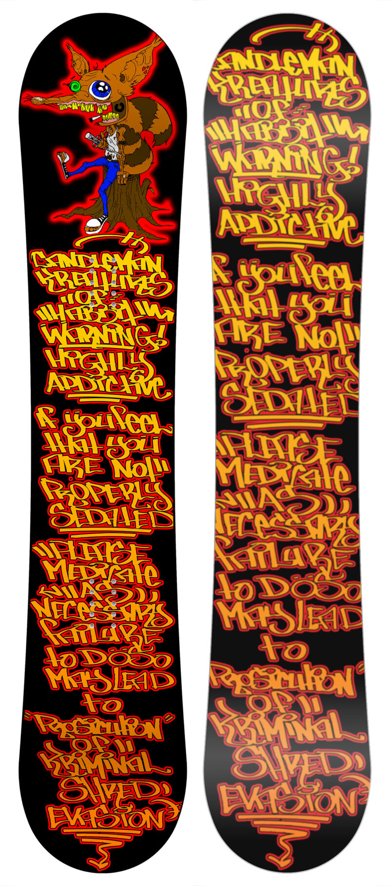 Candleman Snowboards New Zealand made
