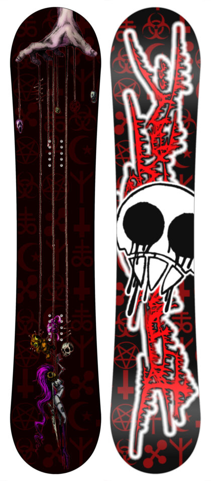 Candleman Snowboards New Zealand made FULL CONTROL