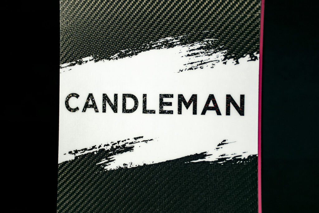 Candleman Snowboards glitter optional