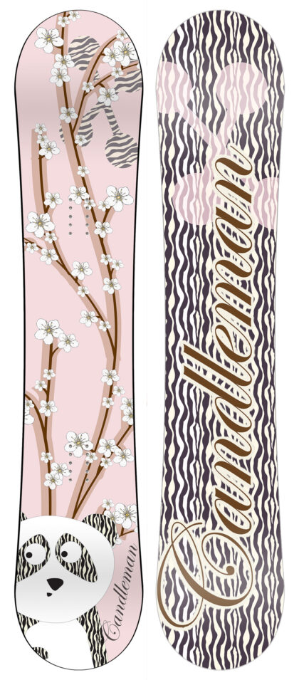 Candleman Zebrafied Panda New Zealand made snowboards