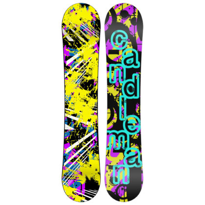 New Zealand made snowboard by Candleman Snowboards, Disco graphic