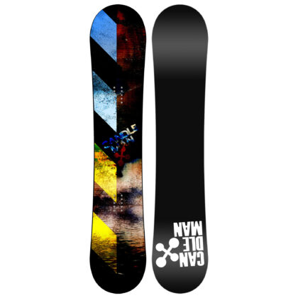 New Zealand made snowboard by Candleman Snowboards, Grunge