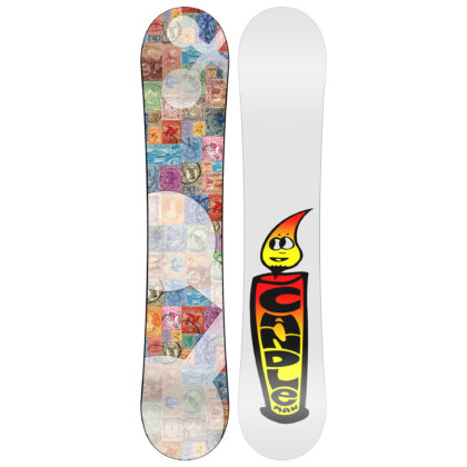 New Zealand made snowboard by Candleman Snowboards, Vintage Vibe